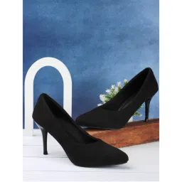 ELLE Black Women Slip On Pumps-picture-20