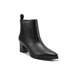 SHUZ TOUCH Women Black Block Heels Ankle Boots image 2