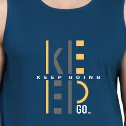 SLOWLORIS Pack Of 2 Printed Gym Vests SL26 (PEACOCK KEEP) (MUSTARD ADV) image 3