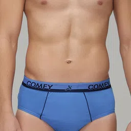 AMUL COMFY Pack Of 3 Mid Rise Pure Cotton Basic Briefs AC-CBRIOE-SB-AF-CB-S-3PC image 2