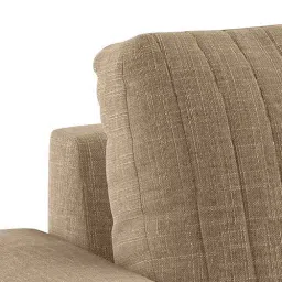 urban ladder create Granada Luxe 3 Seater Fabric Sofa in Sandshell Beige Colour image 3