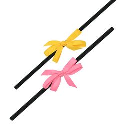 FUNKRAFTS Girls Black Set of 2 Bow Hairbands-picture-21