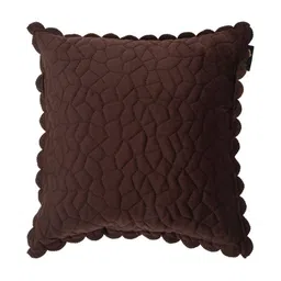 HOSTA HOMES Brown Set of 5 Velvet Square Cushion Covers image 2