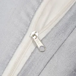 HOSTA HOMES Grey Set of 2 Geometric Velvet Square Cushion Covers image 4