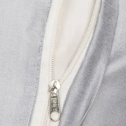 HOSTA HOMES Grey Set of 5 Velvet Square Cushion Covers image 4