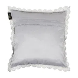 HOSTA HOMES Grey Set of 5 Velvet Square Cushion Covers image 5