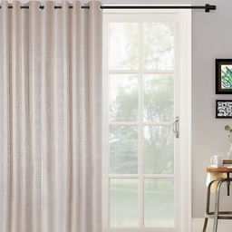 HOSTA HOMES Cream Abstract  Black Out Door Curtain-picture-46