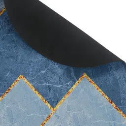 HOSTA HOMES Blue & Grey Printed Anti-Skid Doormat image 5