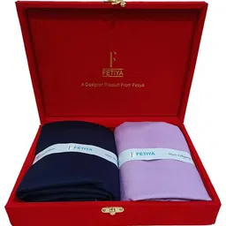 fetiya Shirt & Trouser Fabric in velveta Box Packing (Shirt-2.35 m, Pant-1.25 m) image 3