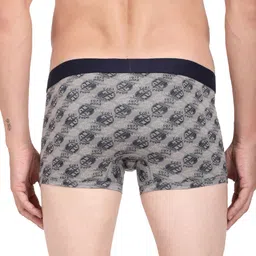 Pepe Jeans Men Grey Printed Cotton Trunk image 4