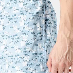 FCUK Pack Of 2 Typography Printed Pure Cotton Moisture Wicking Boxers  BLA-B-02-AQTC AOP image 5