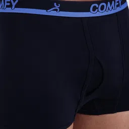 AMUL COMFY Pack Of 3 Printed Pure Cotton Trunks AC-MTROE-MAR-NY-OL-XL-3PC image 2