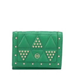 Da Milano Geometric Textured Embellished Leather Card Holder-picture-39