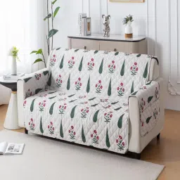 House of Quirk Anti-Slip Sofa Cover with Pocket Couch Protector - Shalimar Garden-picture-21