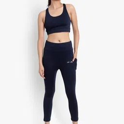 Wearjukebox Women Navy Blue Tracksuits-image-9