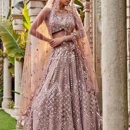 Mehak Murpana Embroidered Ready to Wear Lehenga & Blouse With Dupatta image 3