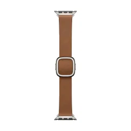Apple Polyester Modern Buckle for Apple (38mm / 40mm / 41mm / 42mm, Small) (Strength & Stretch Resistance, Caramel) image 2