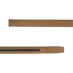 HALDEN Men Textured Leather Formal Belt image 3