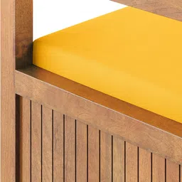 urban ladder Rhodes Solid Wood Bench in Amber Walnut Finish image 4