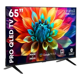 Croma 165.1 cm (65 inch) QLED 4K Ultra HD Smart Android TV with Google Assistant (2025 model) image 4