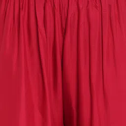 TAG 7 Women Maroon Solid Flared Palazzos image 3