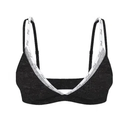 victoria's secret intimates Victoria's Secret Pink Logo Cotton Strappy Triangle Bralette Bra Grey image 3