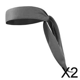 calandis CALANDIS™ 2xMen Women Sports Headband Tennis Running Fitness Sweatband Hairband Gray | Sweatbands | Clothing & Accessories | Fitness, Running & Yoga image 2