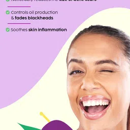 plix the plant fix PLIX Jamun Combo | Acne Marks Serum & 72 Hour Hydrating Cream | Fades Acne Scars image 4