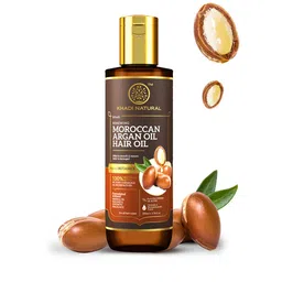 Khadi Natural Power Botanics Moroccan Argan Smooth & Shine Hair Oil - 200ml-picture-16