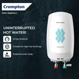 Crompton HydraJet 5 Litre Vertical Instant Geyser with Anti Scale Technology (White) image 5