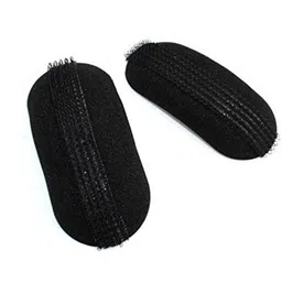 gadinfashion Black Sponge Bump Up Hair Clip Volume (Bun Clips) Puff Maker Pack Of 2 image 2