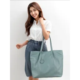 Toteteca Womens Blue Chic Urban Tote Bag image 1