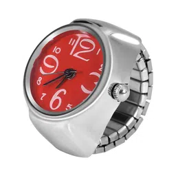 Fashion Frill Silver-Plated Wtach Design Stretchable Finger Ring image 2