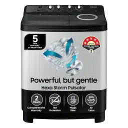 SAMSUNG 8 kg 5 Star Semi Automatic Washing Machine with Magic Filter (WT80C4200GG/TL, Dark Grey)-picture-24