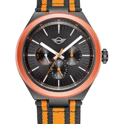 MINI Cooper Unisex Ocean Upcycle Round & Synthetic Straps Analogue Watch WTMIN161701QN image 1