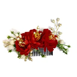 Hair Flare Artificial Flower Comb Pin-picture-27