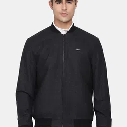 Blackberrys Men Charcoal Bomber Jacket-picture-21
