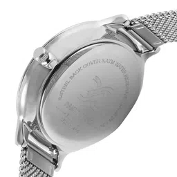 Daniel Klein Women Silver-Toned Embellished Dial & Silver Toned Wrap Around Straps Analogue Watch image 2