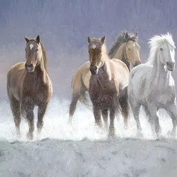 Wallpics Blue & Brown Printed High Quality Fully Waterproof Poster-image-67