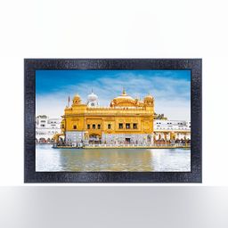 PnF Black & Gold-Toned Wooden Religious Wall Painting-picture-33