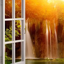 British Terminal Green & White Nature Printed Waterproof Poster-picture-33