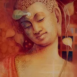 British Terminal Orange & Grey Religious Wall Painting-image-81