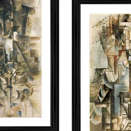 Adventures India Black & White 2 Pieces Wooden Paintings Wall Art-picture-14