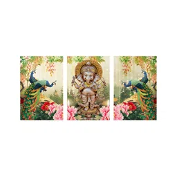 999Store Green & Pink 3 Pieces Canvas Wall Paintings-picture-20