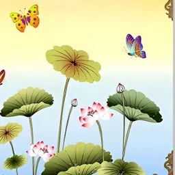 PnF Blue & Green 3 Pieces Floral And Botanical Wall Art-image-13