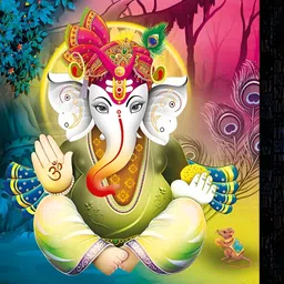 PnF Black & Green Religious Wooden Painting Wall Art-picture-33