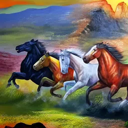 Wallpics Green & Brown Birds & Animals Wall Poster-picture-35