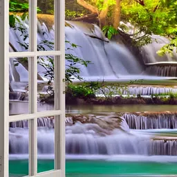 Wallpics Yellow & White Waterproof Wall Poster-picture-29