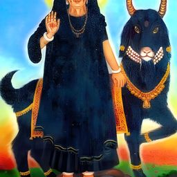 Wallpics Black & Orange Religious Wall Poster-picture-37