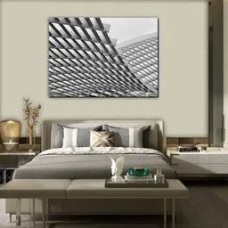 SPACE OF JOY Black & Grey Abstract Canvas Painting Wall Art-image-24